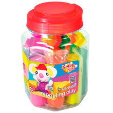 Seau de Pâtes à Modeler avec Accessoires - Kiddy Clay