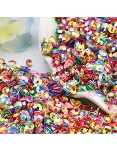 Sequins Multicouleurs Holographiques