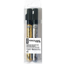 Set 2 Marqueurs Peinture Porcelaine, 150 Precieux - Pébéo