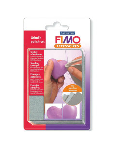 Set 3 Eponges Abrasives - Fimo Staedtler
