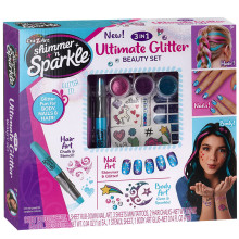 Set 3en1 Ultimate Glitter, Cra-Z-Art - Shimmer'n Sparkle