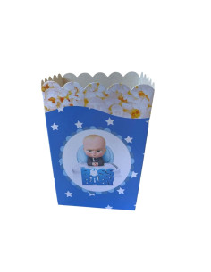 Set De 10 Boites Pop Corn, Baby Boss