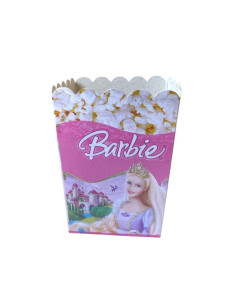 Set De 10 Boites Pop Corn, Barbie