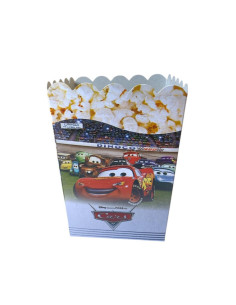 Set De 10 Boites Pop Corn, Cars