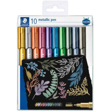 Set de 10 Marqueurs Permanent Métallisés - Staedtler
