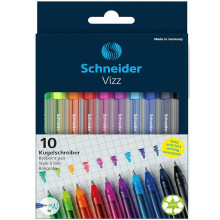Set De 10 Stylos à Billes Vizz, M - Schneider