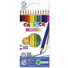 Set De 12 Crayons Acquarelle - Carioca