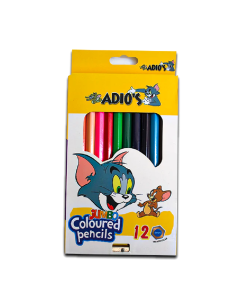 Set de 12 Crayons de Couleur 5 mm Jumbo Grand Modéle - ADIO'S