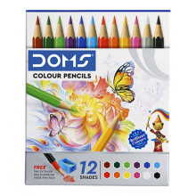 Set de 12 Crayons de Couleur - Doms