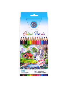 Set de 12 Crayons de Couleur - Joy of Creation