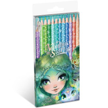 Set de 12 Crayons De Couleur, Marinia et Octavia - Nebulous Stars