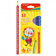 Set de 12 Crayons Triangulaires, Keyroad - Réf.971273