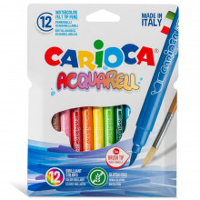 Set De 12 Feutres Acquarelle - Carioca