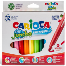 Set De 12 Feutres Maxi Jumbo - Carioca
