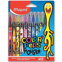 Set de 12 Feutres Monster, Maped - Réf.845400