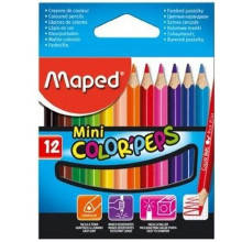 Set de 12 Mini Crayons Maped Color'Peps - Réf.832500
