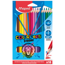 Set de 18 Crayons Strong, Maped - Réf.862718