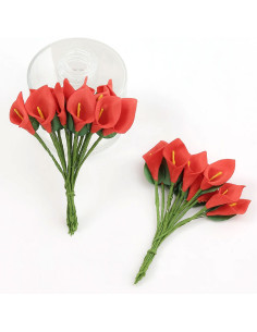 Set de 2 Bouquets de Mini Fleurs Artificielles