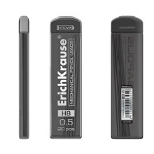 Set de 20 Mines Megapolis 0,5 mm, HB - ErichKrause