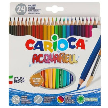 Set De 24 Crayons Acquarelle - Carioca