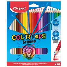 Set de 24 Crayons Strong, Maped - Réf.862724