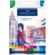 Set De 24 Feutres Aquarellable Goldfaber Double Pointe, Faber-Castell - Réf.164624