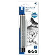 Set De 3 Crayons Fusain - Staedtler