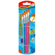 Set de 4 Pinceaux Plate, Keyroad - Réf.972033