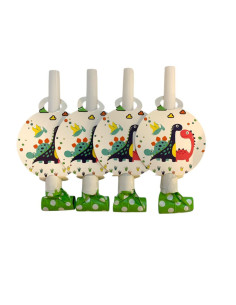Set de 4 Sifflets Anniversaire