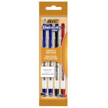 Set De 4 Stylos Gel-Ocity Stic Fine 0.5mm - Bic