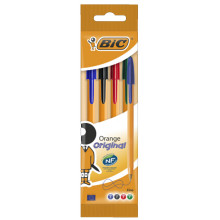 Set De 4 Stylos Orange Original Fine - Bic
