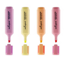 Set de 4 Surligneurs Couleurs Pastel - Enlegend