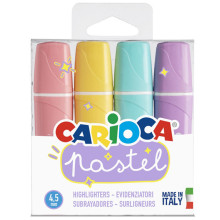 Set De 4 Surligneurs Memolight Pastel - Carioca