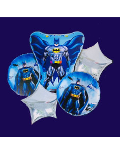 Set de 5 Ballons Gonflable, Batman
