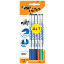 Set De 5 Marqueurs Ardoise Fine - Bic