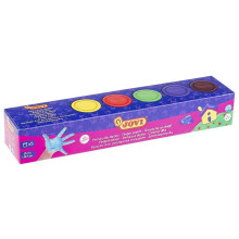 Set de 5 Peintures au Doigt 35ml - Jovi