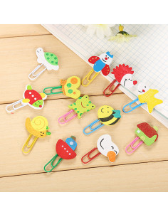 Set de 5 Trombones Décoratifs Kawaii, A Paper Clip