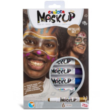 Set De 6 Bâtons De Maquillage Mask Up Métallique - Carioca