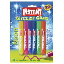 Set De 6 Colles Pailletée Néon - Instant