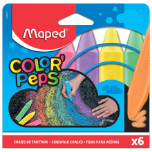 Set de 6 Craies de Trottoir Color'Peps - Maped