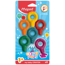 Set de 6 Crayons Baby, Maped - Réf.863806