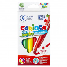 Set De 6 Feutres Maxi Jumbo - Carioca