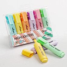 Set de 6 Surligneurs Couleurs Pastel - Enlegend