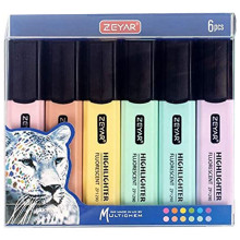 Set de 6 Surligneurs Fluo - Zeyar