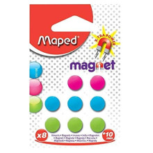 Set de 8 Aimants Rond Maped 10 mm - Réf.051100