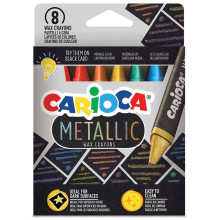 Set De 8 Crayons Métallique Maxi - Carioca