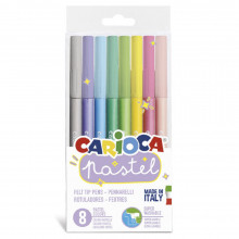 Set De 8 Feutres Pastel - Carioca