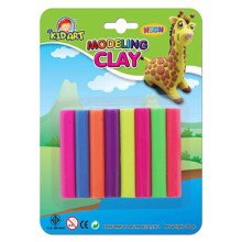 Set de 8 Pâtes À Modeler Fluo - KidArt