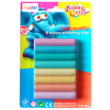 Set de 8 Pâtes à Modeler Pastel 100 gr, Kiddy Clay - Réf.ST-100-8P