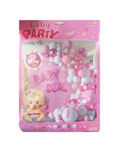 Set de Ballon Gonflable, Baby Girl